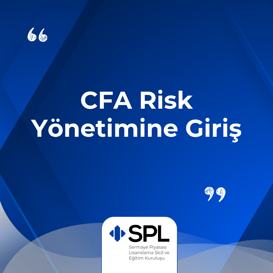 CFA Risk Yönetimine Giriş