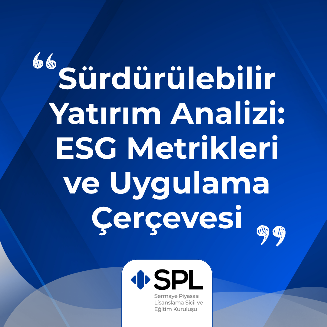 Sürdürülebilir Yatırım Analizi: ESG Metrikleri ve Uygulama Çerçevesi